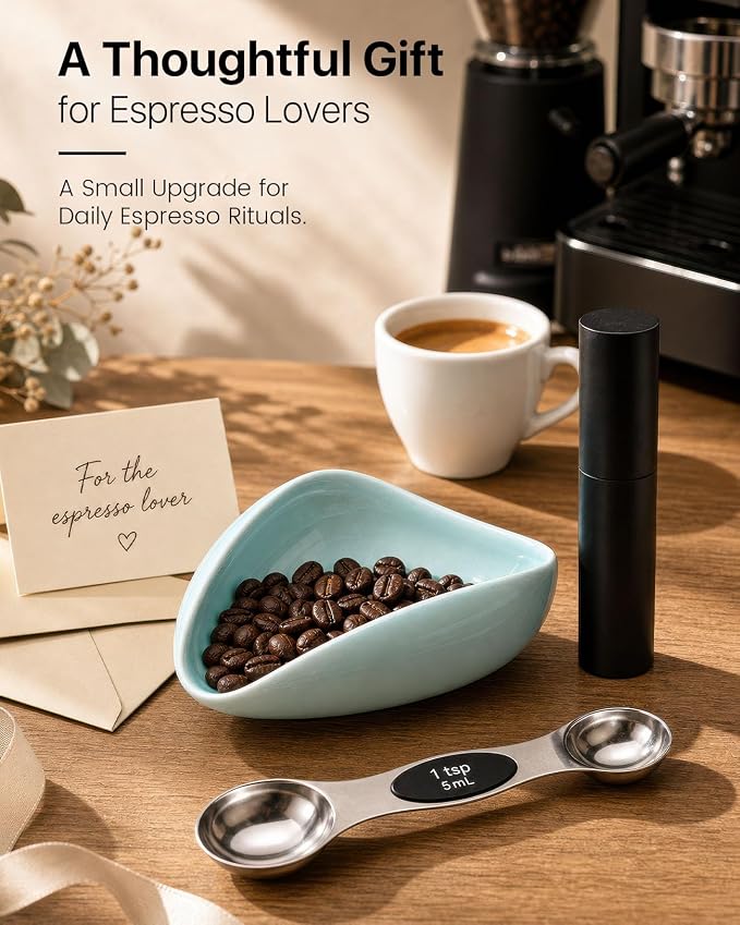 Ceramic Coffee Bean Dosing Cup + 10ml/0.35oz Sprayer + 5ml/0.18oz Dual-Headed - Image 7