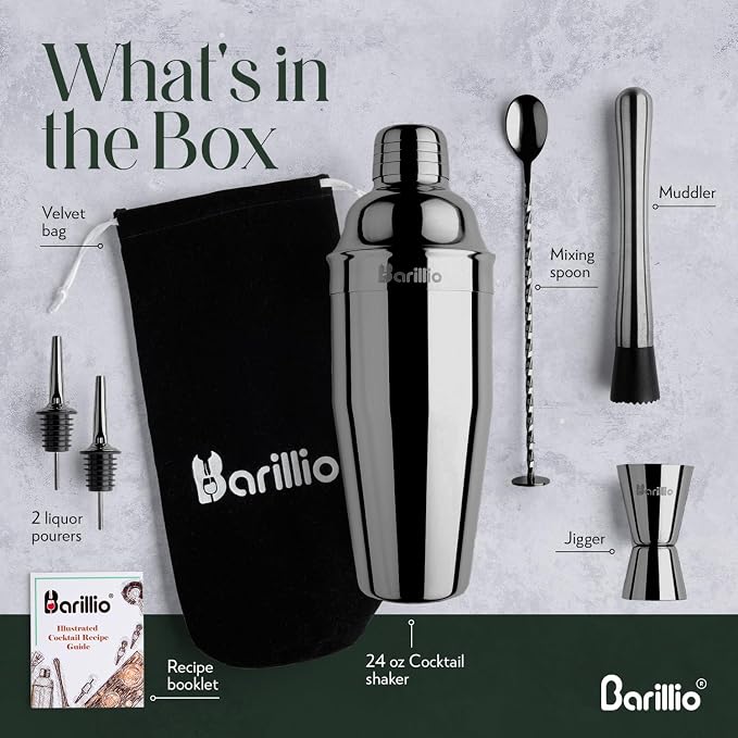 Barillio Black Mixology Bartender Kit - Image 2