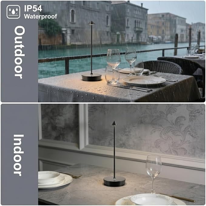 Cordless Table Lamps Rechargeable, 6000mAh Battery Operated LED Table Lamp - Image 3