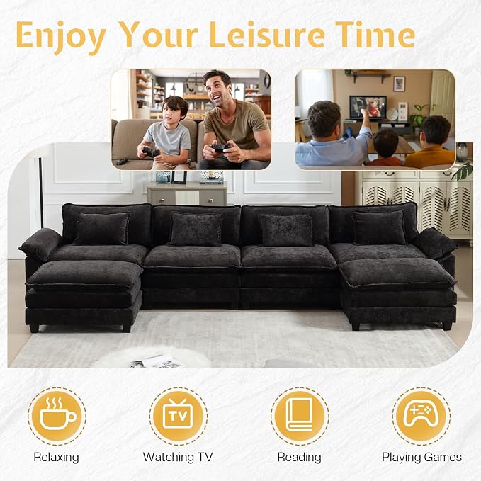 Modular Sectional Sofa, Cloud Couch - Image 6