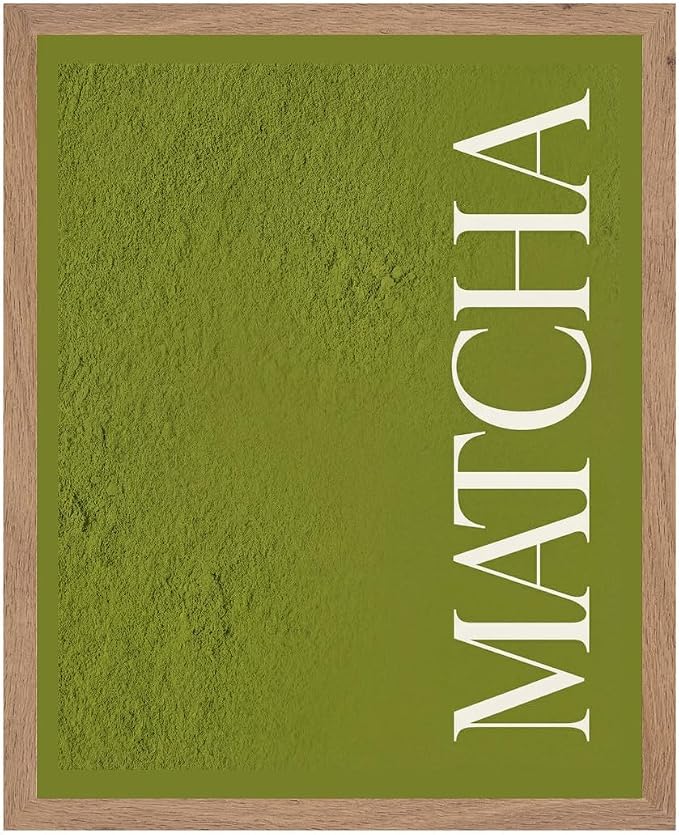 Lawrence Williams Designs Matcha Tea Poster by LawrenceWilliamsDesigns