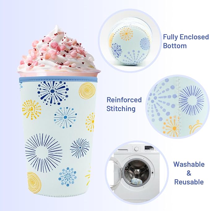 Iced Coffee Sleeve Reusable Cup Sleeves - Image 5