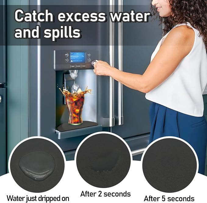 LOPNUR Refrigerator Drip Tray Catcher 2 Pack - Image 2