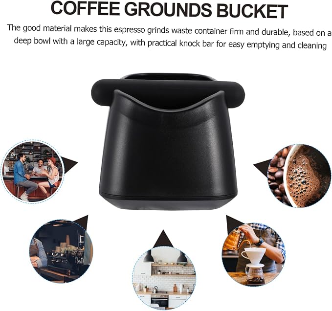 1pc Disposal Box Plastic Coffee Powder Bucket Non- Base - Image 7