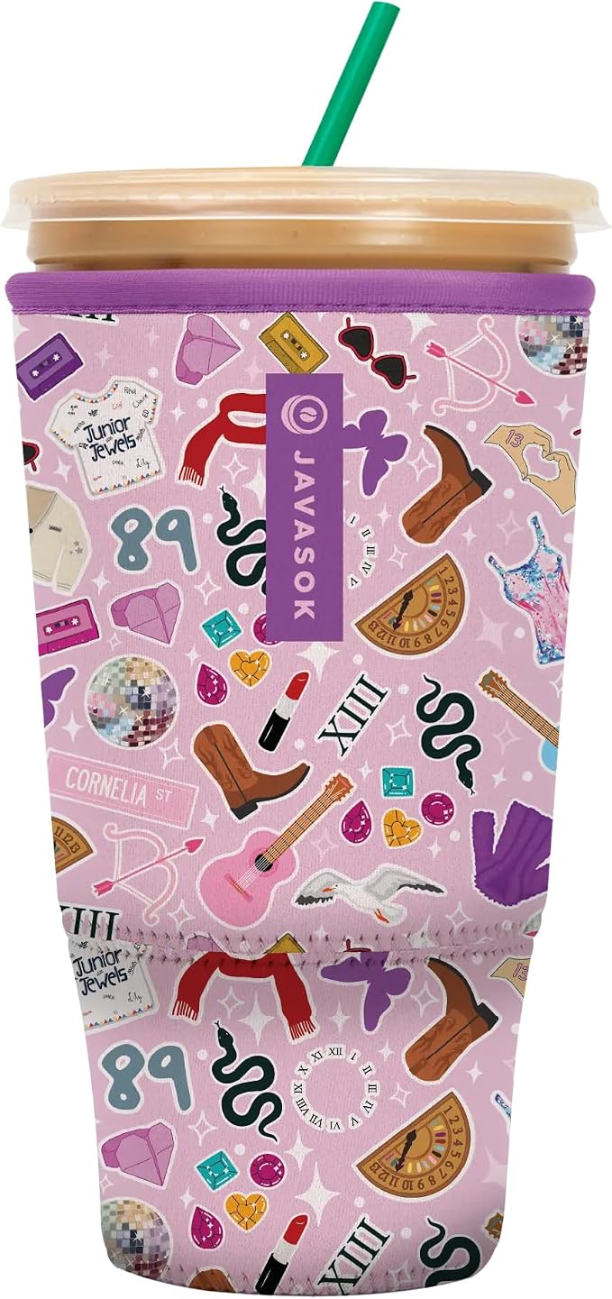Sok It JavaSok Iced Coffee & Cold Soda Insulated Neoprene Cup Sleeve by SokIt