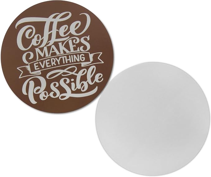 Novel Merk Coffee Word Art Vinyl Stickers - Image 4
