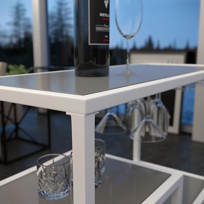 Holly & Martin Zephs Bar Cart White - Image 5