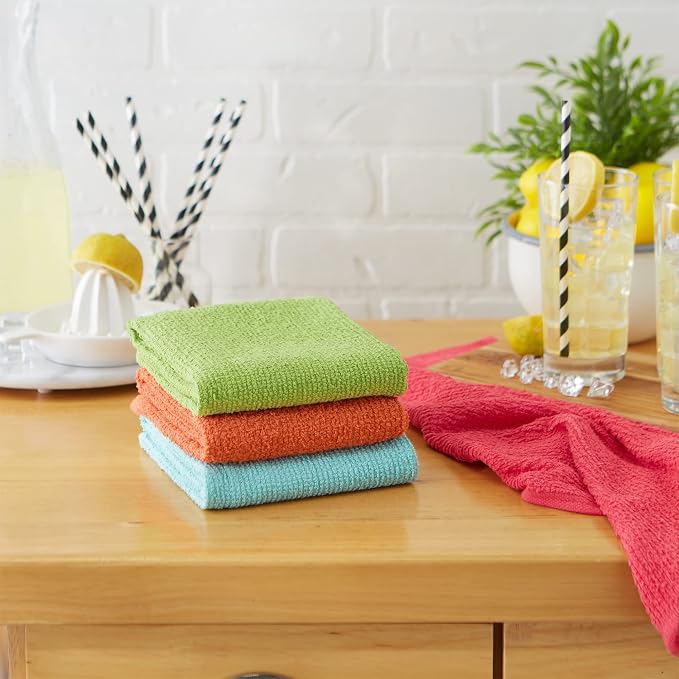 DII Basic Barmop Collection Multi-Purpose Cleaning, Dishtowel Set, 4 Piece - Image 6