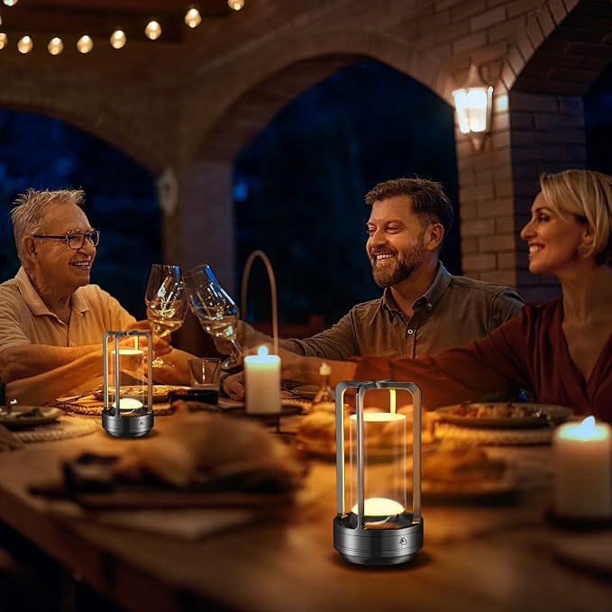 Portable Table Lamp for Outdoor Indoor: Cordless Rechargeable Desk Lamp - Image 4