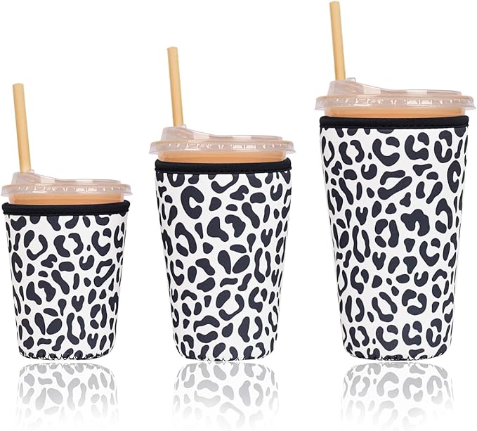 Reusable Insulated Sleeve for Iced Coffee Cup, Beverage Holder for Iced Coffee by Unknown