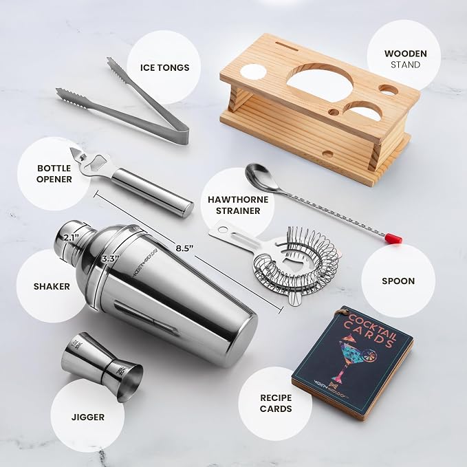 Modern Mixology Cocktail Shaker Set - Image 2