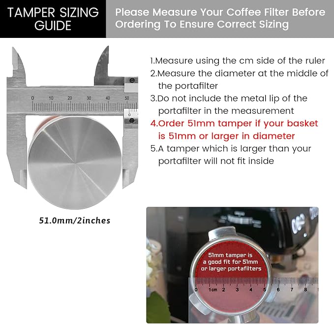 51mm Coffee Tamper Set Barista Kit - Image 3