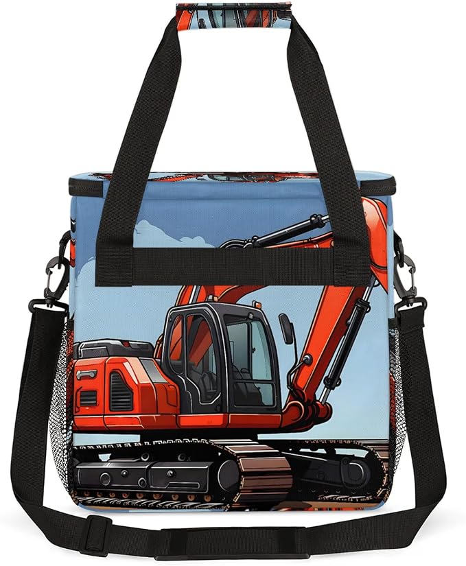 Engineering Car Coffee Maker Carring Bag, Large Insulated Storage Organizer - Image 5