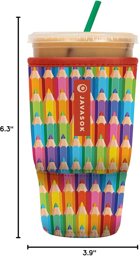 Sok It JavaSok Iced Coffee & Cold Soda Insulated Neoprene Cup Sleeve - Image 8