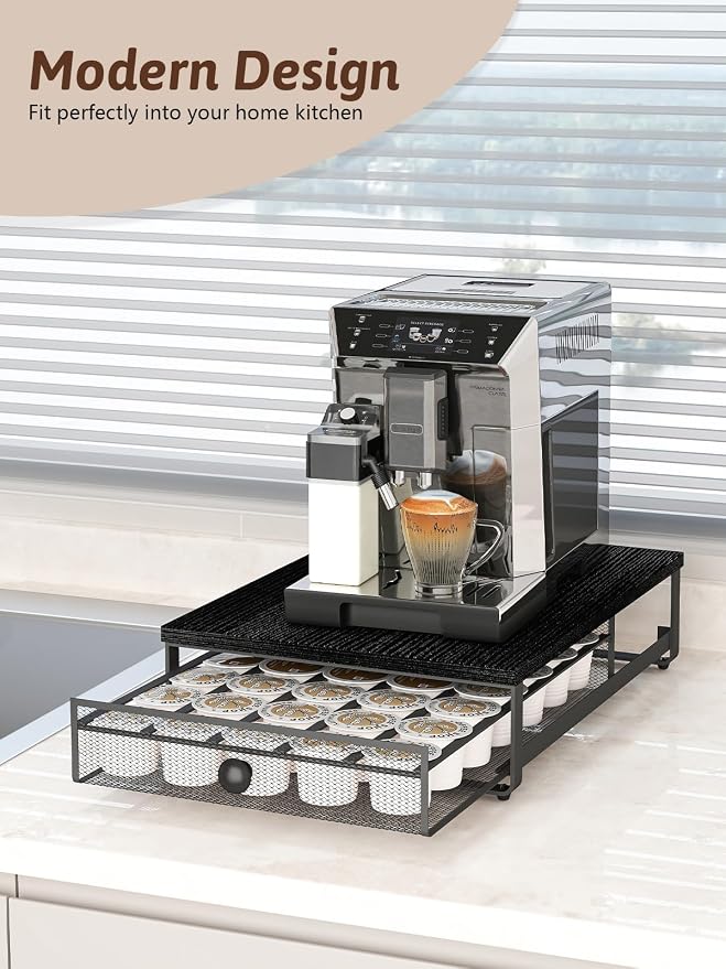 Sedegn Coffee Pod Holder Counter Coffee Vertuo Capsules Storage Organizer - Image 5