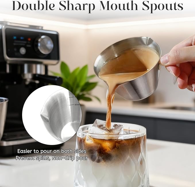 2 Pcs Stainless Steel Espresso Cups - Image 4