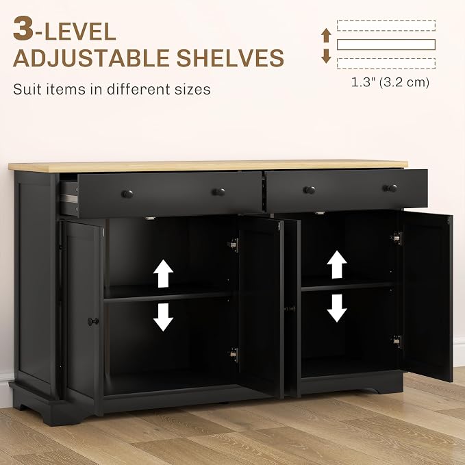 HOMCOM Sideboard Buffet Cabinet - Image 5