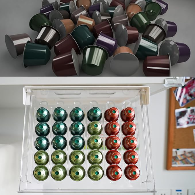 Under Cabinet Coffee Pod Drawer, 30 Pod Capacity, Compatible - Image 4