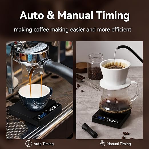 Metal Coffee Scale with Timer, Espresso Scale with Auto Timing, 3 Mode - Image 3
