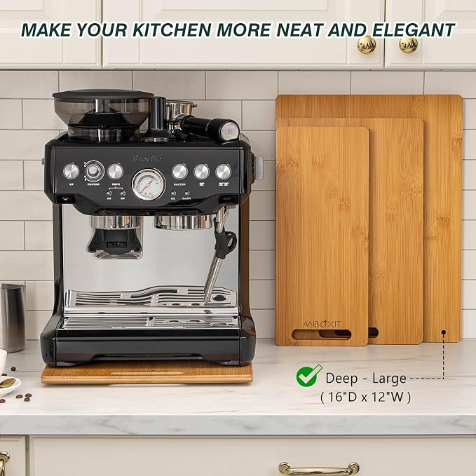 ANBOXIT Bamboo Appliance Slider, Sliding Tray - Image 4