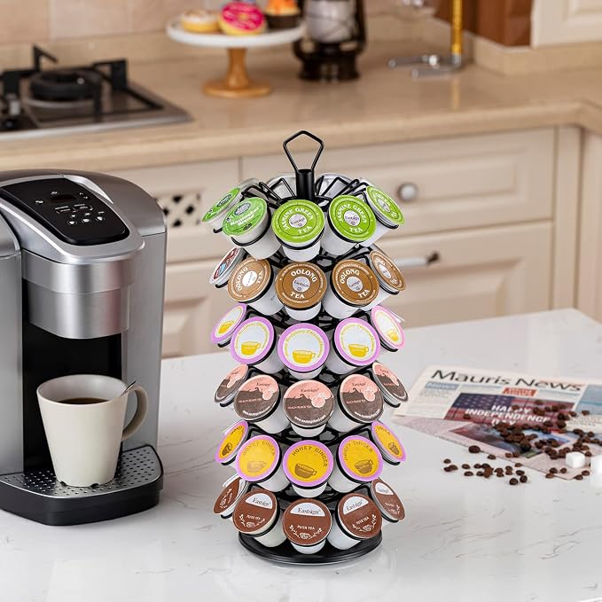 K-Cup Storage Coffee Capsules Pod Holder Carousel Capsule Display Storage - Image 6