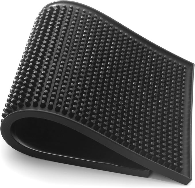 6" x 12" Small Bar Mat, Coffee Mat Small Black PVC Mat, Spill Mats by Unknown