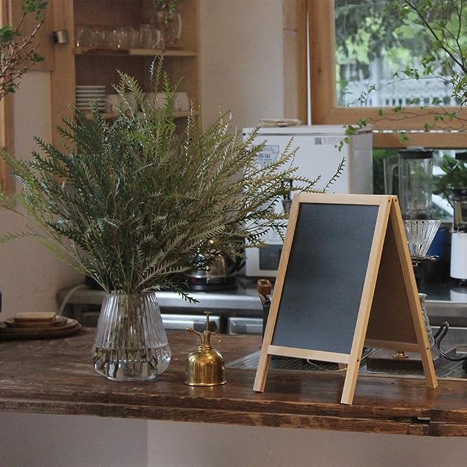 Freestanding Wooden A Frame Double Sided Chalkboard - Image 7