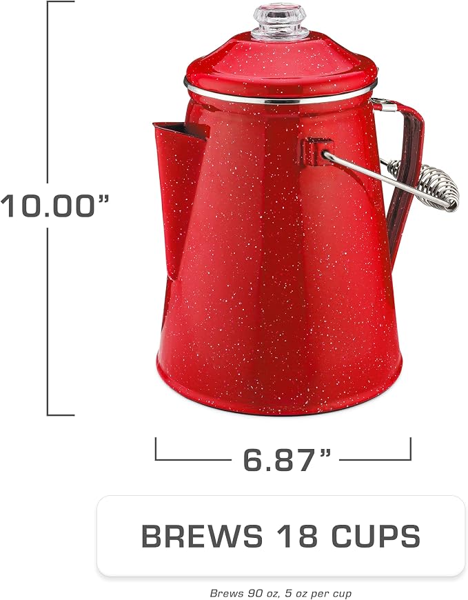 COLETTI Classic Percolator Coffee Pot — The Most Nostalgic Camping Coffee Pot - Image 2