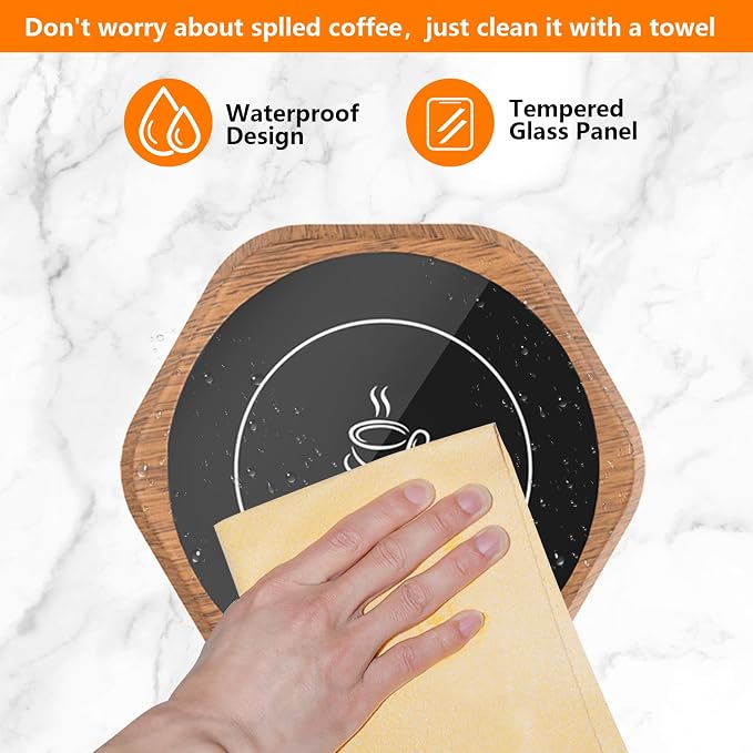 Coffee Mug Warmer: Smart Beverage Heating Plate Candle Wax Cup Warmer Electric - Image 7