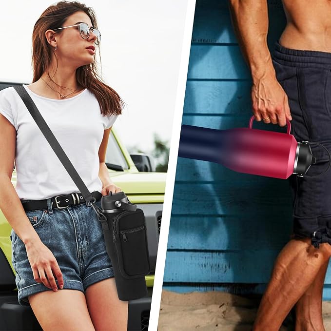40 OZ Insulated Water Bottles Fits in Cup-Holder - Image 7