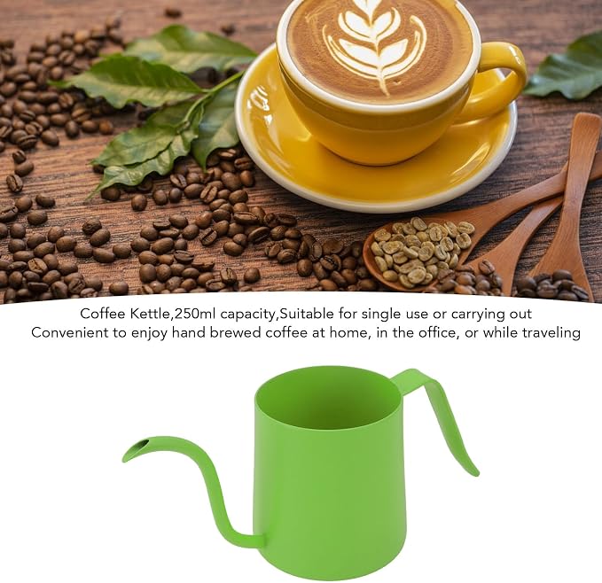 Pongnas 250ml Gooseneck Pour Over Kettle – 304 Stainless Steel Coffee Drip - Image 3