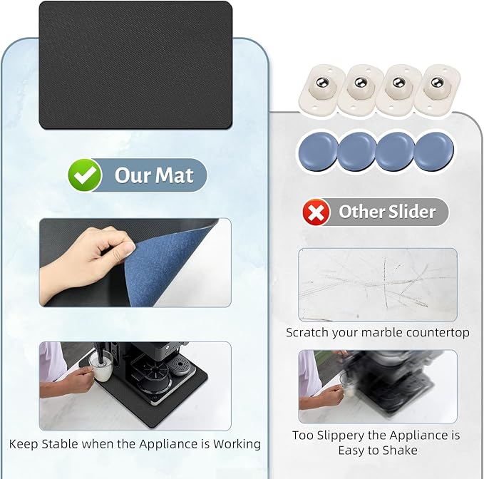 LOPNUR 12"x8" Small Appliance Slider, Appliance Sliders - Image 4