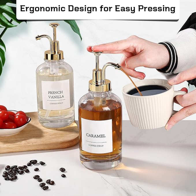 Coffee Bar Accessories, Coffee Syrup Dispenser - Image 6