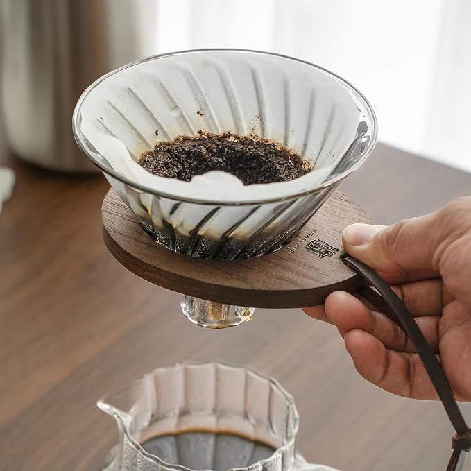 V02 Pour Over Coffee Maker, Premium Coffee Pour Over Set, 1-4 Cups - Image 7