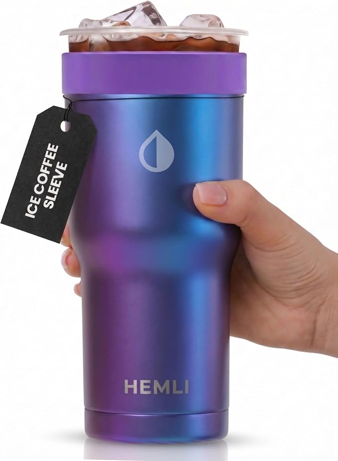 Universal Ice Coffee Sleeve Insulator by Hemli