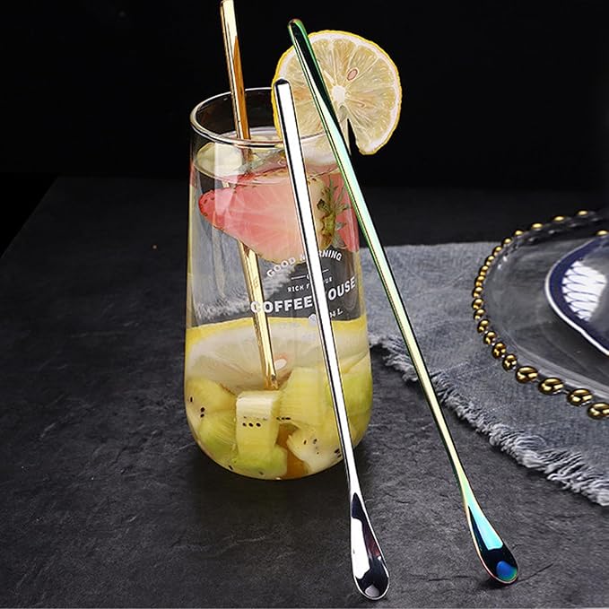 Long-handled Coffee spoons, 7.6 Inch Ice Tea Spoons, Coffee Stirrers, Ice Cream - Image 5