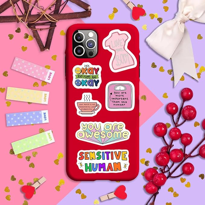 100Pcs Self Care Stickers for Water Bottle and Laptop - Image 6
