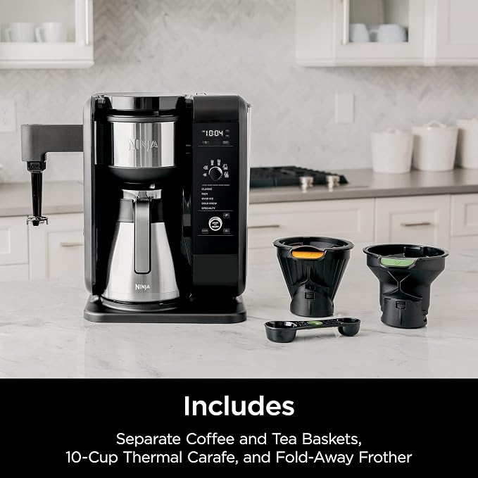 Shark Ninja CP307 Hot and Cold Brewed System W/Thermal Carafe Coffee Maker - Image 8
