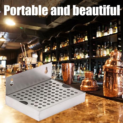 Sturdy 304 Nonrust Steel Wall Mounted Rectangular Pubs Drip Tray Feature Quick - Image 4