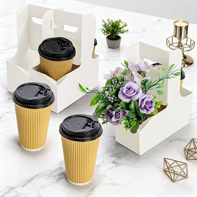 Lawei 50 Pack 2 Cup Drink Carrier - Image 5