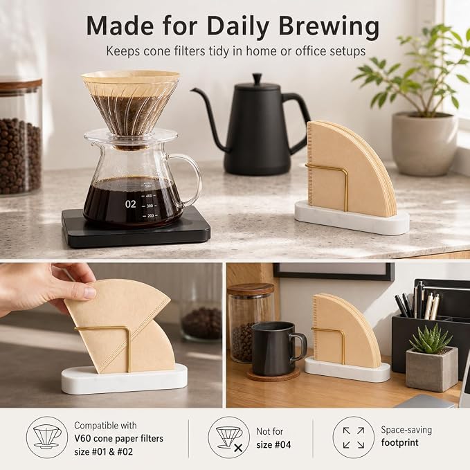QWORK Coffee Filter Holder - Image 3