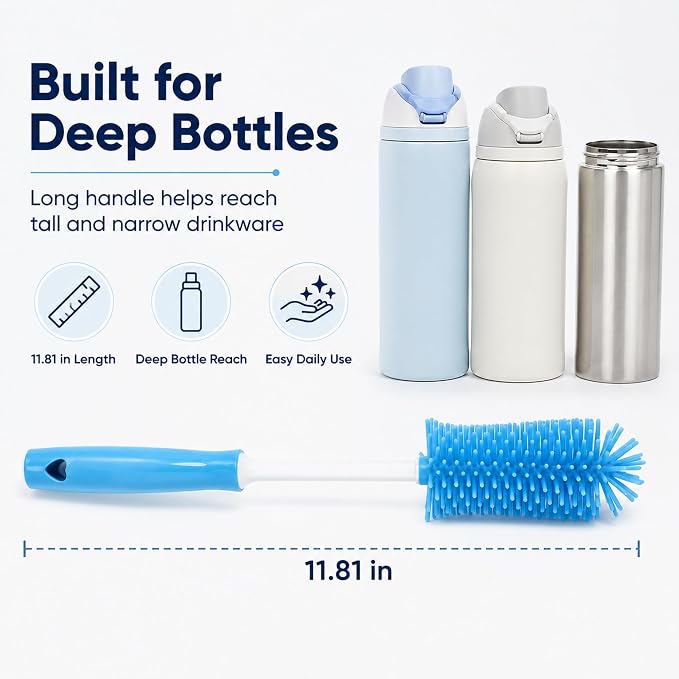 4 Pack Water Bottle Cleaning Kit Water Bottle Cleaner Brush - Image 7