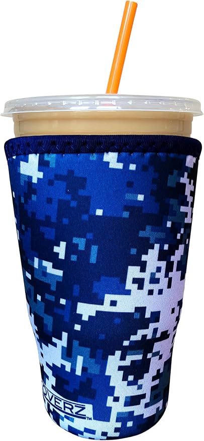 Iced Coffee Sleeve, Insulated Neoprene Cup Sleeve, Fits a 32 Oz. Coffee Cup by Koverz