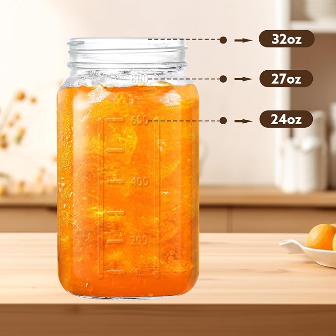 Mihlapi Breast Milk Pitcher, 32 OZ Mason Jar Pitcher - Image 8