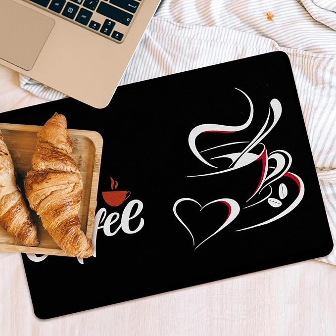 Coffee Bar Mat Rubber Dish Drying Mat - Image 3