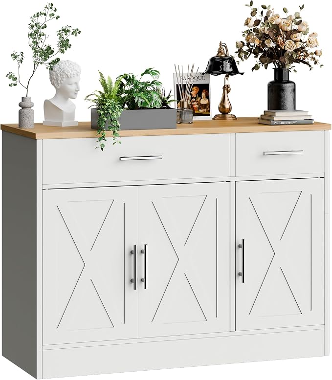 SUNLEI Kitchen Buffet Sideboard Cabinet - Image 7