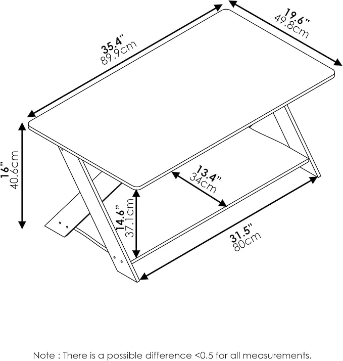 FURINNO Modern Simplistic Coffee Table - Image 3