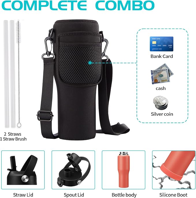 32 oz Insulated Water Bottle - Image 4