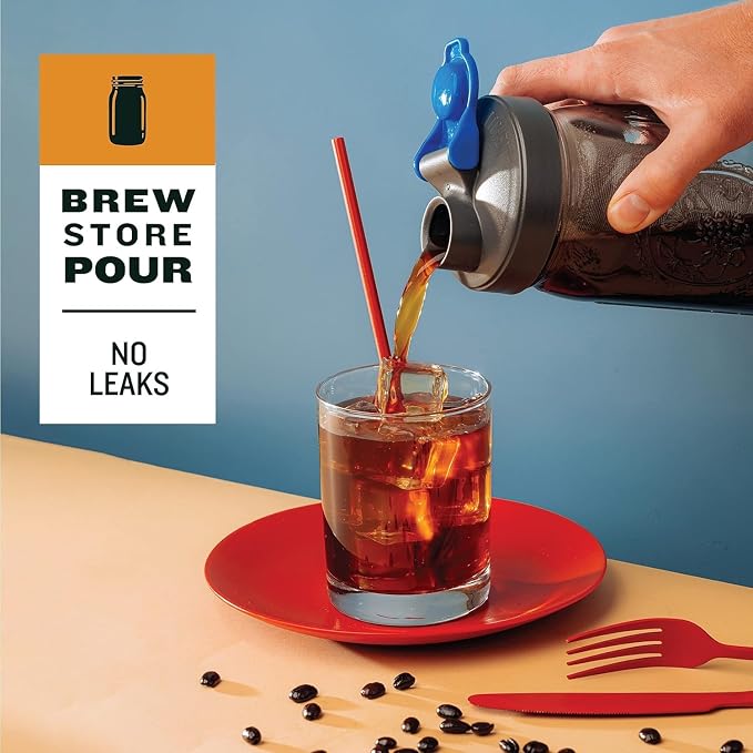 County Line Kitchen 64 oz Glass Cold Brew Coffee Maker - Image 6