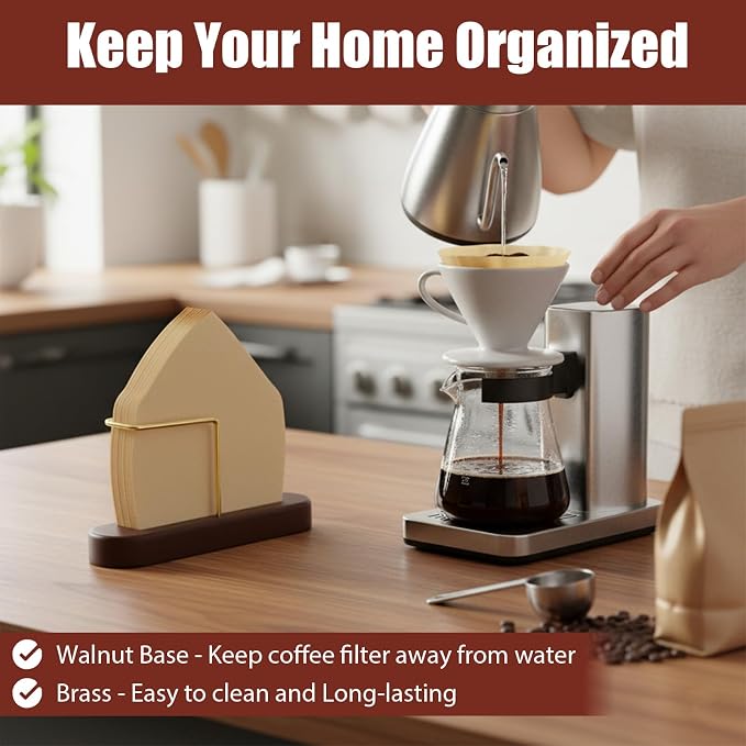 Cone Coffee Filter Holder Stand Coffee Filter Storage Holder Organizer Kitchen - Image 6